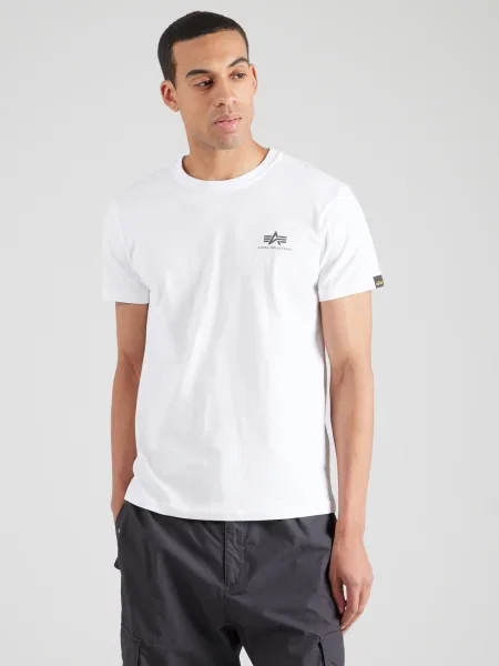 ALPHA INDUSTRIES Tricou alb