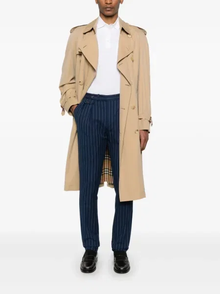 Dlouhé lněné kalhoty Polo Ralph Lauren bílé