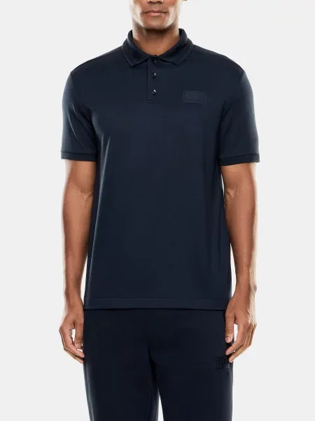 Поло модал/поліестер синій