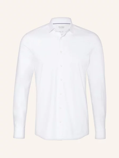 Olymp Žerzejová Košile Level Five Body Fit bílá