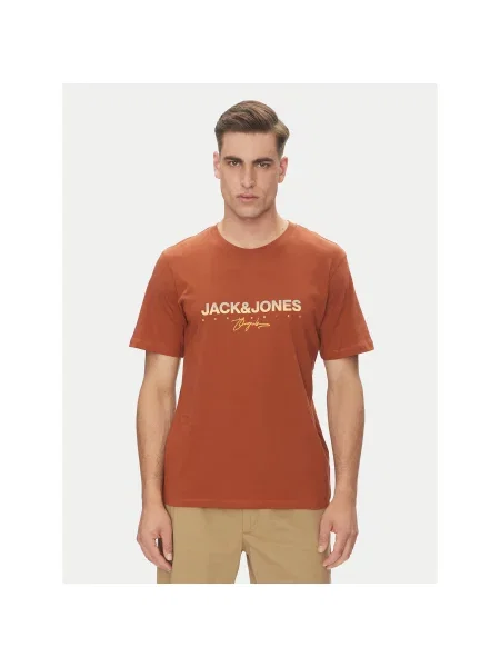 Jack&Jones Majica Canggu Regular Fit rdeča