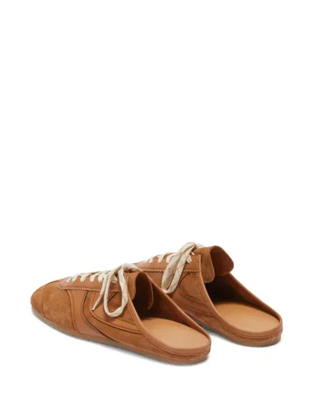 Sneakerși Dries Van Noten din piele de căprioară maro