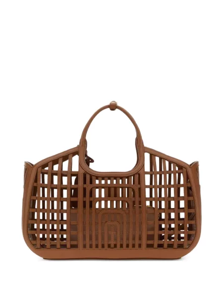 Geantă shopper Miu Miu maro