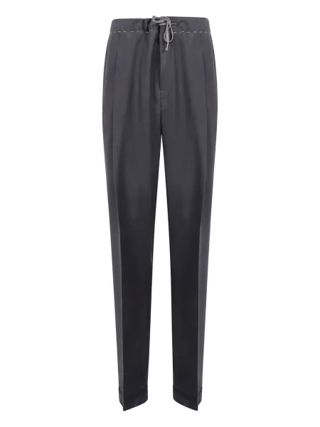 Pantaloni Maison Margiela plisate maro