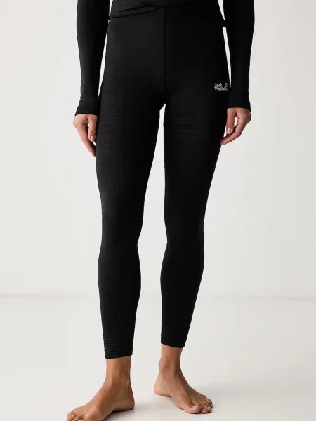 Jack Wolfskin funkční legíny Infinite Warm černé