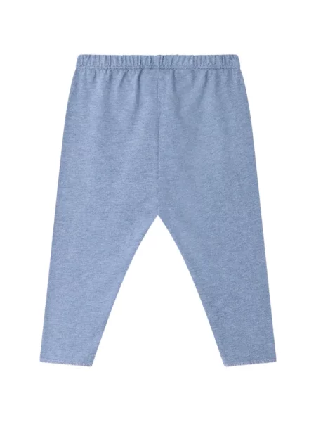 Legginsy dziecięce Bonpoint niebieskie