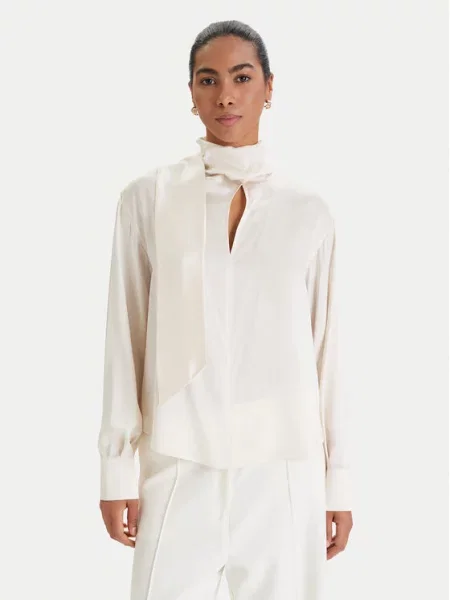 MAX&Co. Блузка Pascia Écru