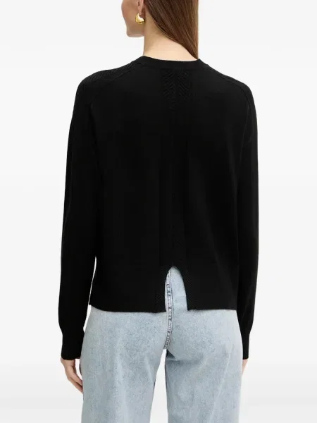 Pulover Armani Exchange cu autograf negru