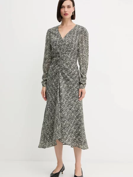 BOSS Orange rochie maxi evazați negru