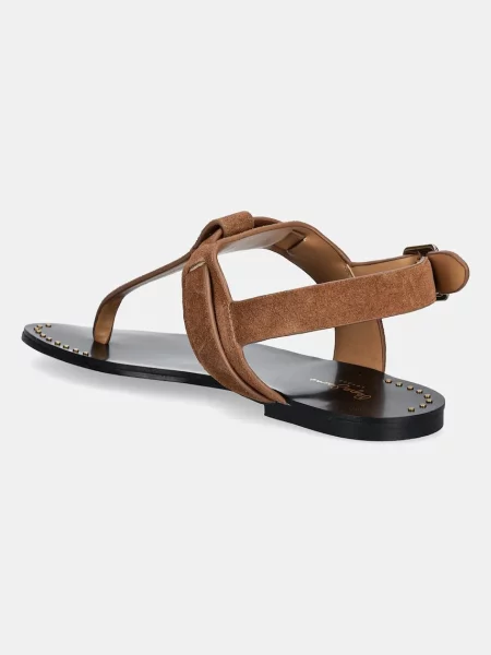 Semišové sandály Pepe Jeans SAM ONE hnědá