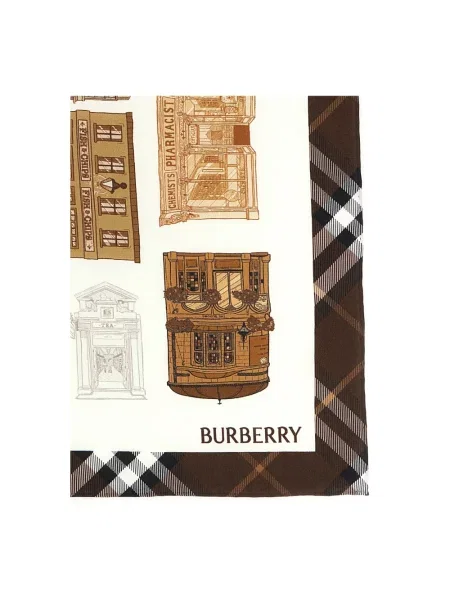 Chusta Burberry z nadrukiem