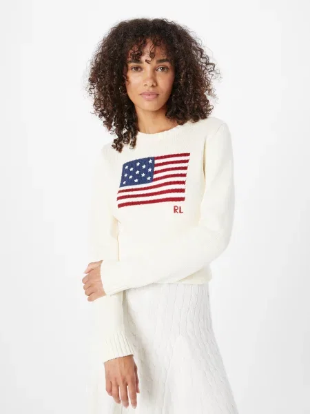 Polo Ralph Lauren Sveter Straight Fit béžová