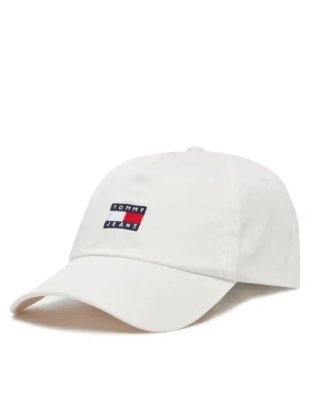 Шапка с козирка Tommy Jeans бяло