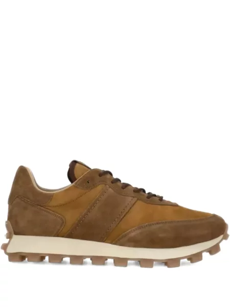 Sneakerși Tod's din piele de căprioară maro