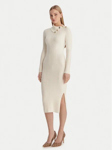 Guess Rochie tricotată Écru