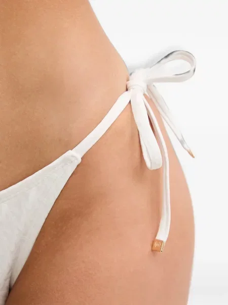 Jacquard bikini Michael Michael Kors veze s autogramom bijela