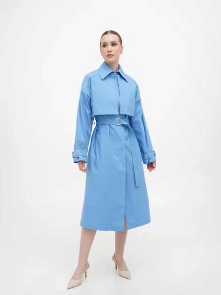 Тренч a LOT блакитний