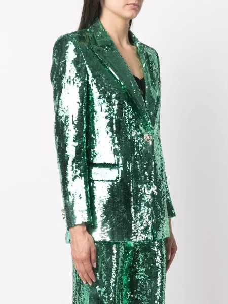 Marynarka Philipp Plein z cekinami zielona