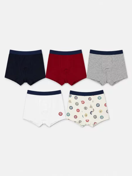 Sinsay boxerky s motivem nášivek 5 pack vícebarevná