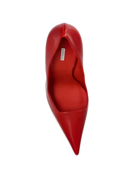 Bőr körömcipő Le Silla piros