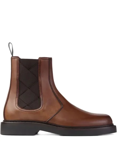 Botine chelsea Jimmy Choo din piele maro