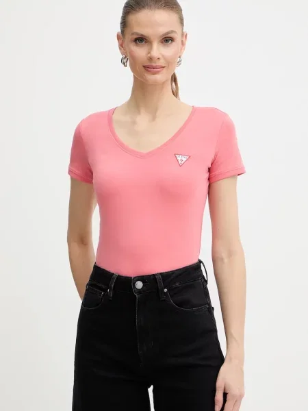 Футболка Guess розовая