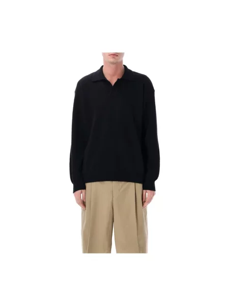 Dzianinowy sweter Roberto Collina czarny