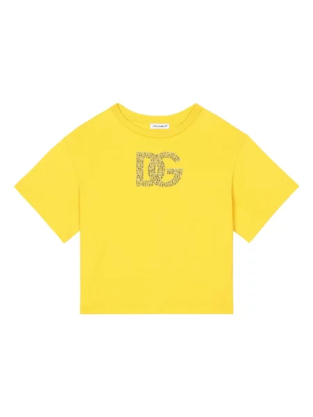 Koszulka dziecięca Dolce And Gabbana żółta