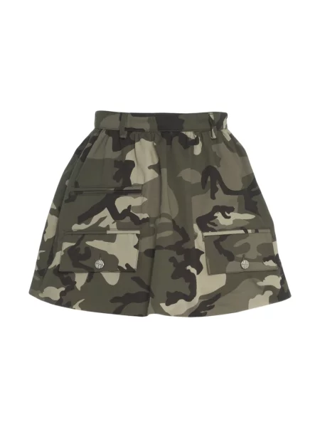 Spódnica Baum Und Pferdgarten w kamuflażu w kształcie litery A zielona