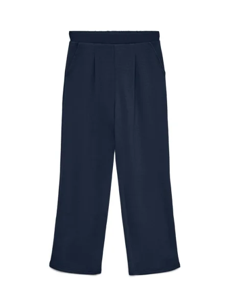 Vero Moda Текстилни панталони Hali Straight Fit тъмносин