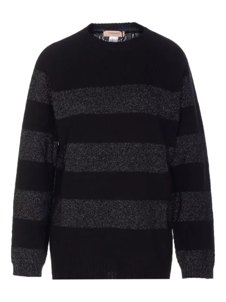 Pulover Twinset cu dungi negru
