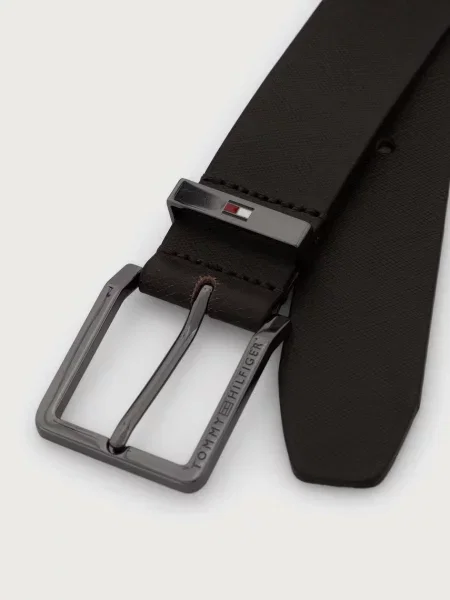 Tommy Hilfiger curea pentru bărbați din piele maro