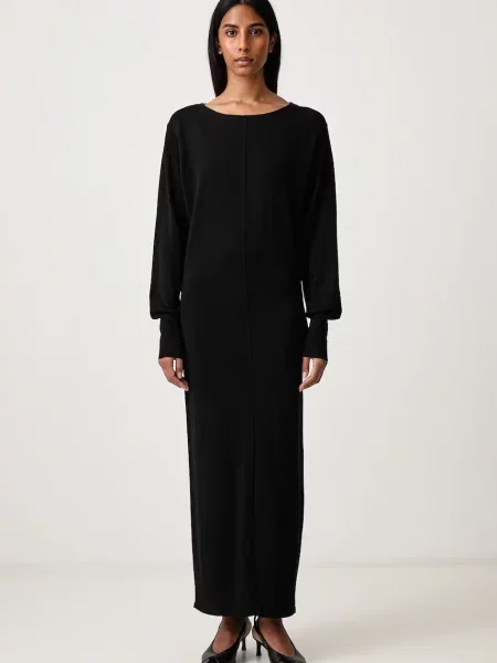 Soeur KATHLEEN rochie tricotată simplă din lână merino