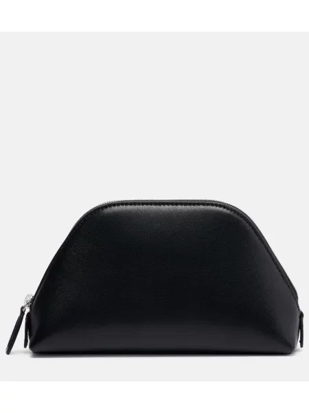 Geantă plic The Row din piele negru