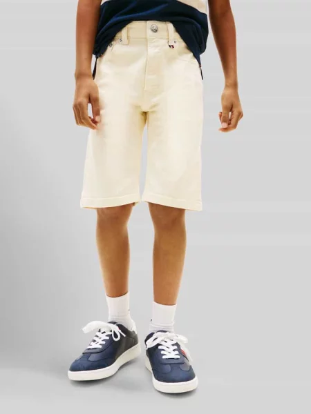 Szorty jeansowe o kroju relaxed fit z czystej bawełny Tommy Hilfiger Teens