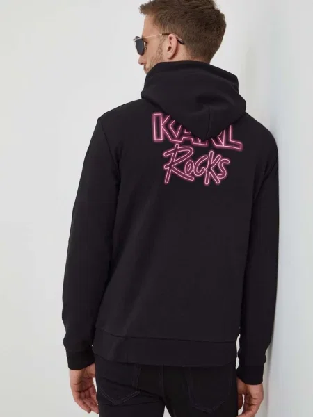 Karl Lagerfeld Hanorac SWEAT negru