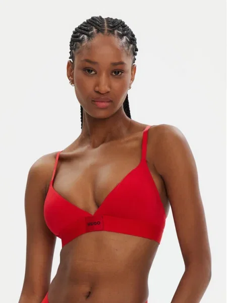 HUGO Sutien Bralette Red Label roșu