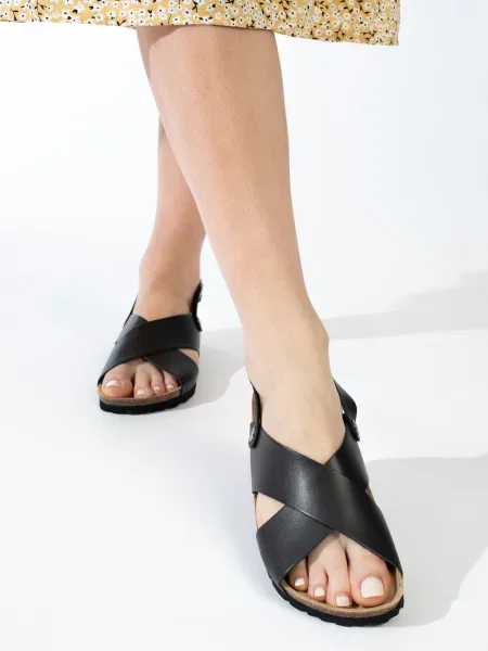 Bayton Sandale Tweed' negru