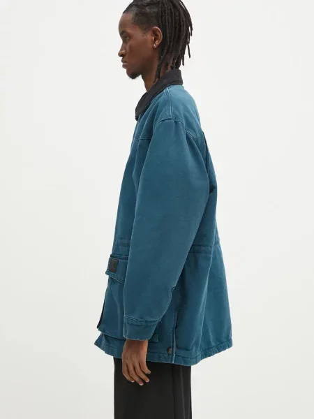 Carhartt WIP OG Santa Fe Coat Deep Lagoon Mężczyźni Kurtki Carhartt WIP Size: XL niebieski