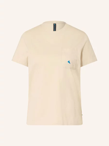 Klättermusen Koszulka Funkcyjna Root Pocket beige beżowa