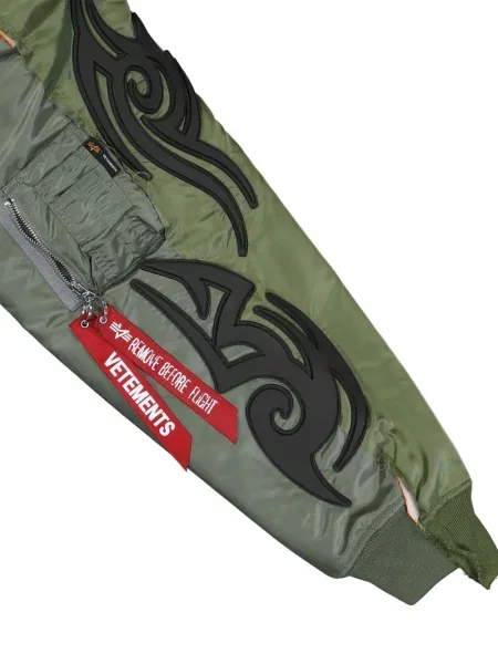 Geacă bomber Vetements verde