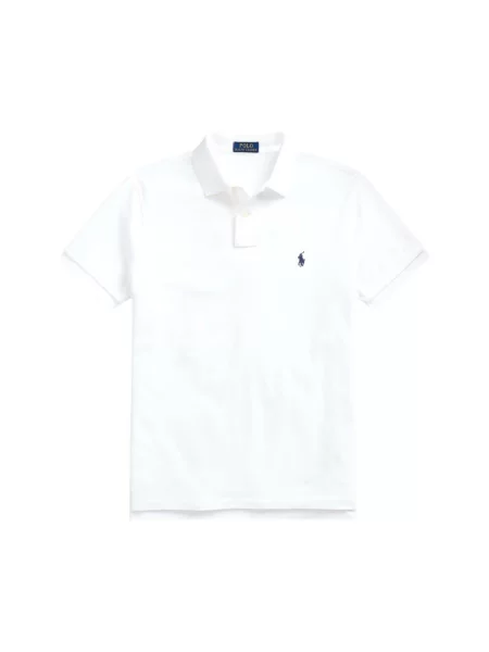 Koszulka polo Polo Ralph Lauren z siateczką biała