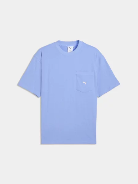 Футболка PUMA Select Essentials Pocket Tee комбінований верх фіолетовий