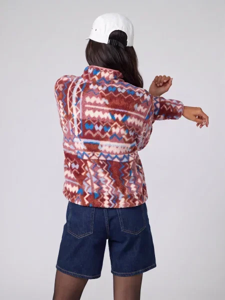 Fleece pattanás ruha Columbia nyomtatás