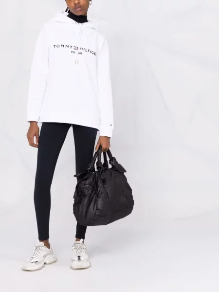 Raštuotas su raišteliu džemperis su gobtuvu Tommy Hilfiger