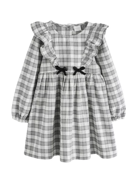 Next Rochie gri alb