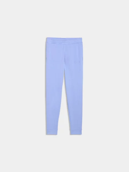Дитячі Спортивні штани PUMA Ess Script Sweatpants комбінований верх фіолетовий