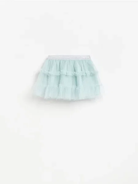 Юбка Reserved из тюля зеленая