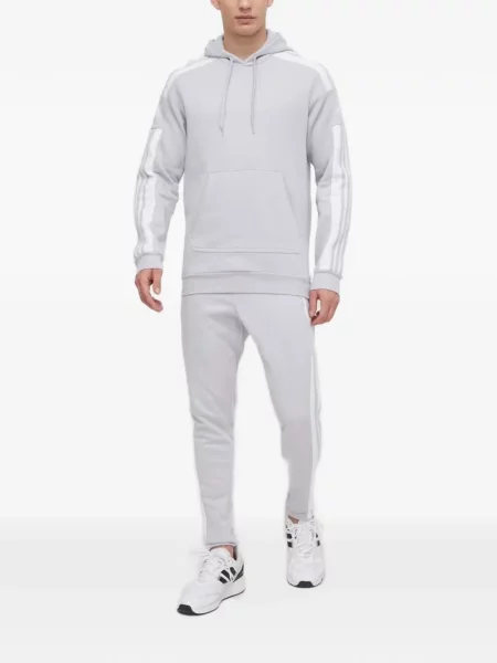 Τρέξιμο παντελόνι Adidas από διχτυωτό slip-on μαύρο