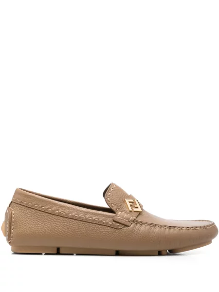 Pantofi loafer Fendi maro